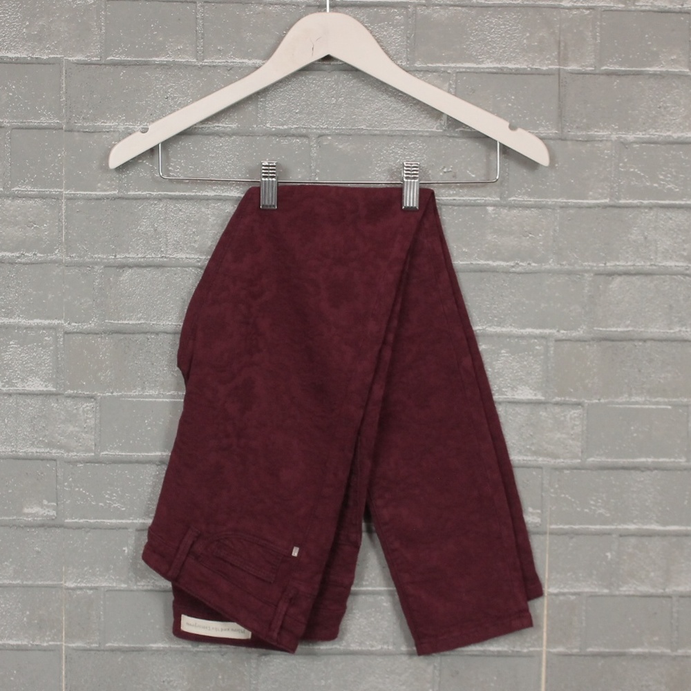 Anthropologie Pilcro Serif Jacquard Skinny Pants